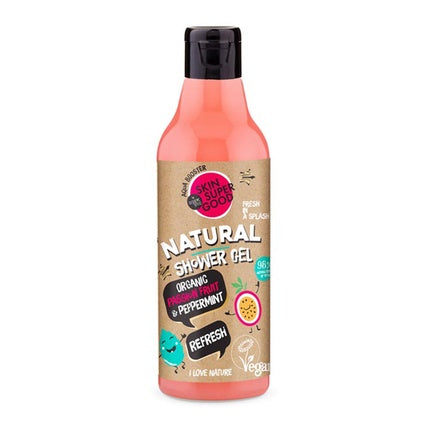 Gel de Duș Natura Siberica Natural Refresh cu Passiflora și Mentă, 250ml