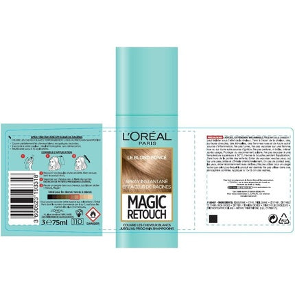 Spray de rădăcini instantanee, L'Oréal Paris Magic Retouch, Dark Blonde, 75 ml