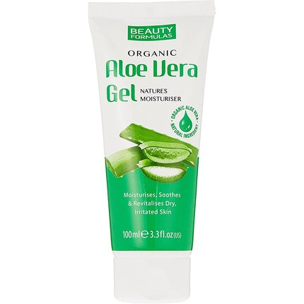 Cremă de mâini, Beauty Formulas, gel organic Aloe Vera 100ml