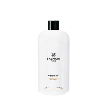 Masca de păr iluminantă Balmain Silver Pearl, pentru păr blond și gri, 222g
