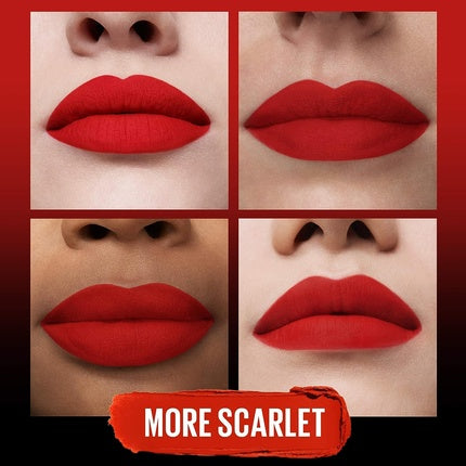 Ruj Maybelline Color Sensational Ultimatte, 299 More Scarlet, 20g