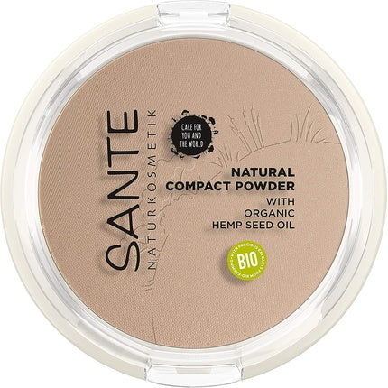 Pudră Compactă, Sante Naturkosmetik, Neutral Beige, 9g