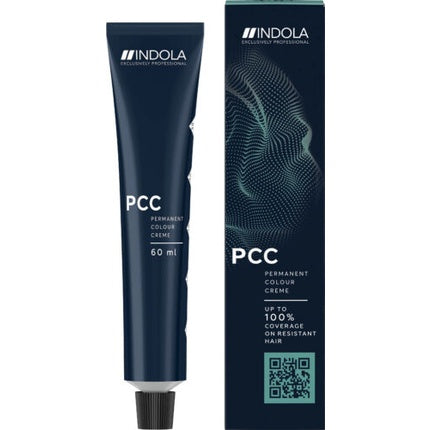 Cremă vopsea păr permanentă, Indola, PCC Intense Coverage, Medium Blonde Pearl Natural, 60 ml