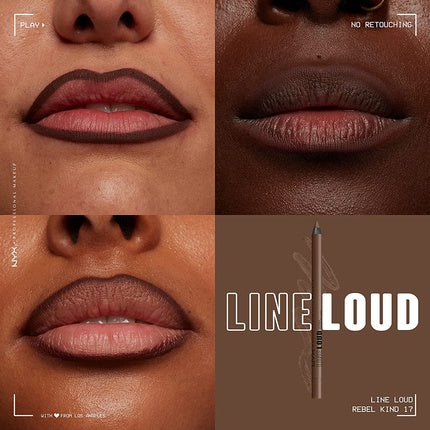 Creion contur buze, NYX, Professional Makeup Line Loud, 17g