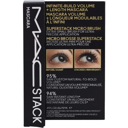 Mascara Mac Stack Micro Brush negru 12ml