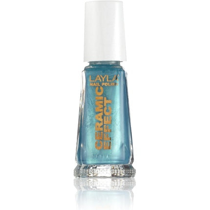 Lac de unghii, Layla Cosmetics, Ceramic Effect, albastru