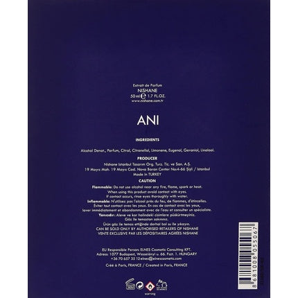 Parfum Extrait de Parfum, Alterna, Nishane Ani, 50ml