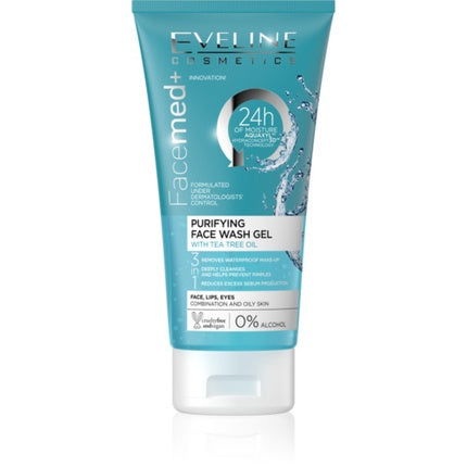 Gel de Curățare Facială Eveline Facemed+ pentru Piele Mixtă și Uleioasă, 184 g
