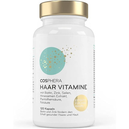 Vitamine păr, Cosphera, 120 capsule, alb