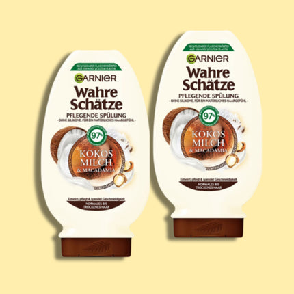 Condiționator Garnier True Treasures Coconut Milk & Macadamia 200ml