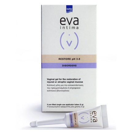 Gel vaginal cu aplicator, Intermed Eva Intima Restore pH 3.8, 9 doze