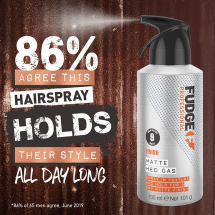 Spray fixativ mat, Fudge, Finish Matte Hed Gas, 135ml
