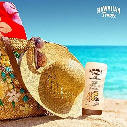 Loțiune de plajă, Hawaiian Tropic, Silk Hydration, SPF 30, 180 ml