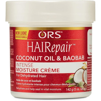 Cremă Hidratantă Intensă pentru Păr, ORS HAiRepair, Ulei de Cocos și Baobab, 142g