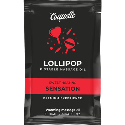 Ulei masaj, Coquette, Lollipop, roșu