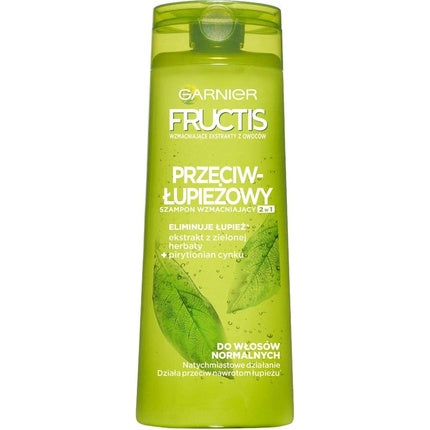 Șampon 2 în 1, Garnier Fructis, Anti-Mătreață, 400ml
