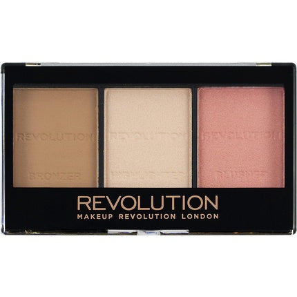 Set machiaj, Makeup Revolution, Ultra Sculpt and Contour Kit Fair C01, 11g