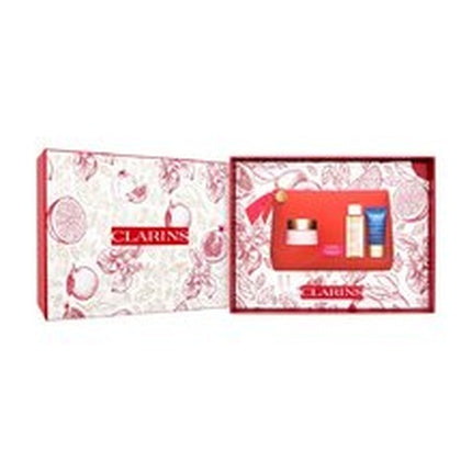 Set Cadou Îngrijire Facială, Clarins, Multiactive Collection, 4 produse, Culoare Roșu