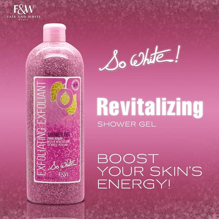 Gel de duș exfoliant Fair & White - So White