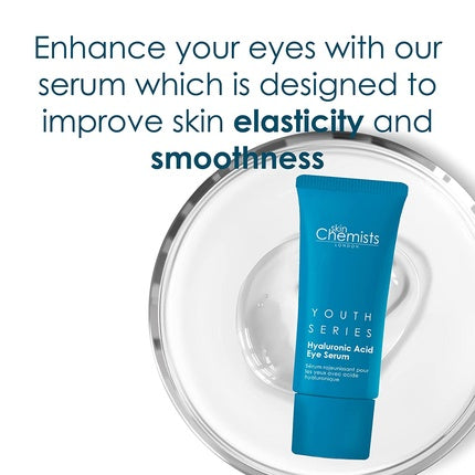 Ser pentru Ochi, Skin Chemists, Hyaluronic Acid 1%, 15ml