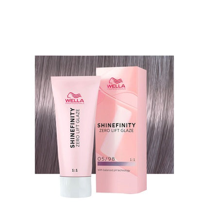 Vopsea de păr, Wella, Shinefinity Steel Orchid, 60ml