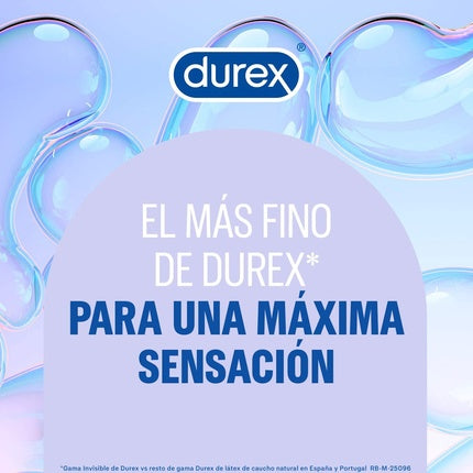 Prezervative Durex, Invisible, extra sensibil, 12 bucati
