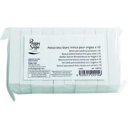 Pack de 10 fișiere pentru unghii, Peggy Sage