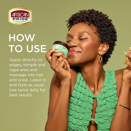 Balsam de păr African Pride Feel It Formula, 155g, ambalaj din sticlă