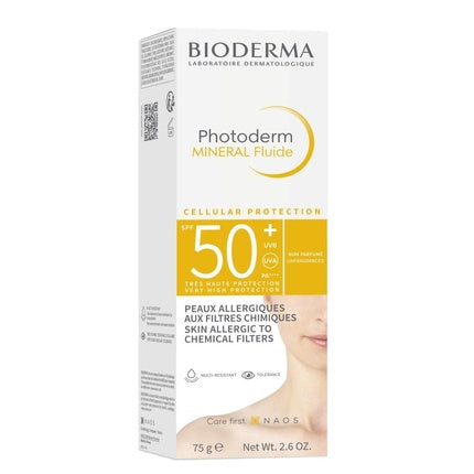 Cremă de protecție solară, BIODERMA, Photoderm Mineral SPF 50+, 100ml
