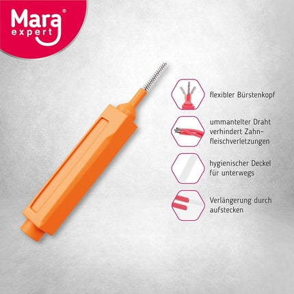 Perie Interdentală, Mara Expert, ISO 1, Portocalie, Pachet 8 buc