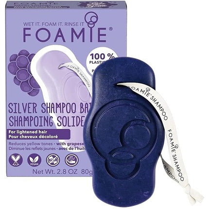 Șampon solid, Foamie, pentru păr blond, 80g