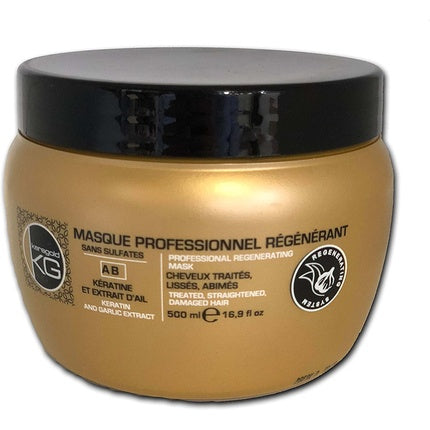 Mască de păr KeraGold Pro, keratină și extract de usturoi, fără sulfati, 500ml