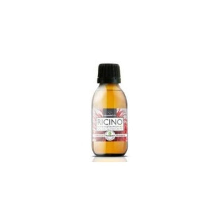 Ulei de Ricin Organic cu Terpeni, 100ml, sticlă amber cu dop negru