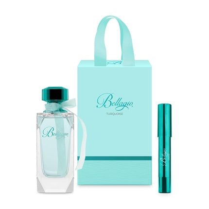 Parfum, Bellagio Turquoise, set cadou, 100ml, turcoaz