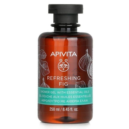 Gel de duș, Apivita, Refreshing Fig, 250ml