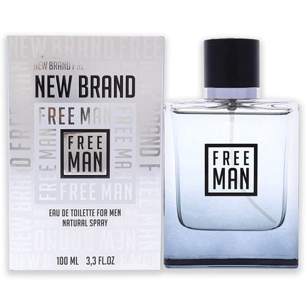 Parfum Bărbați Free Man Eau de Toilette 100ml, sticlă transparentă cu dop negru