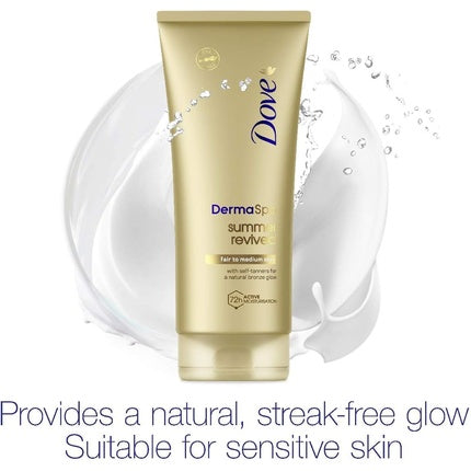 Lotiune autobronzanta corp, Dove DermaSpa Summer Revived, 200ml