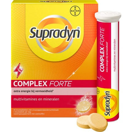 Supliment Multivitamine Supradyn Complex Forte Portocaliu 45 Tablete