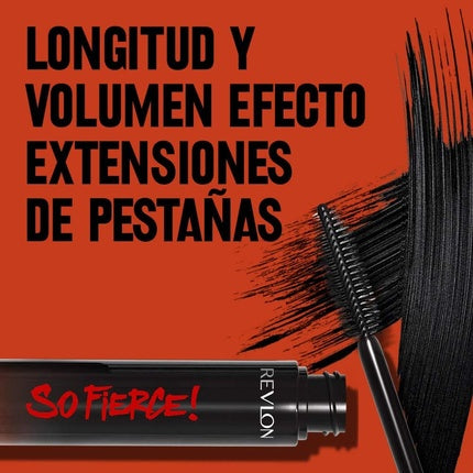 Mascara de gene Revlon So Fierce Blackest Black, 7.5ml