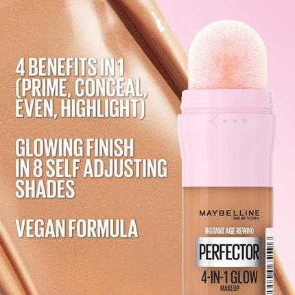 Corector Maybelline New York Instant Perfector 4in1 Glow 20ml Light Medium