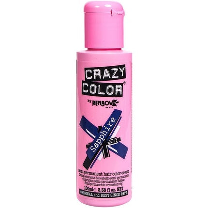 Vopsea de păr, Crazy Color, nuanța Sapphire, 100ml