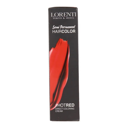 Vopsea de păr semi-permanentă Lorenti Hot Red, 200 ml