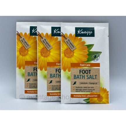 Sare de baie pentru picioare, Kneipp, 3x40g, portocaliu