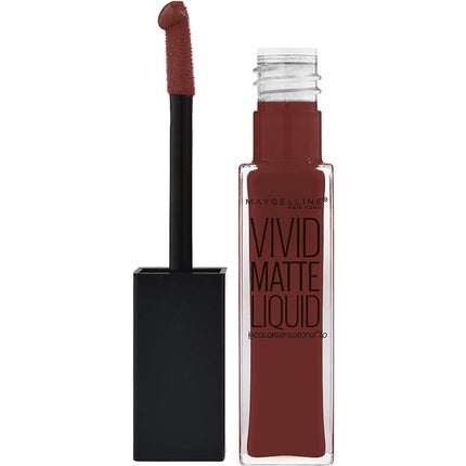 Ruj lichid, Maybelline New York, Color Sensational Vivid Matte, Coffee Buzz
