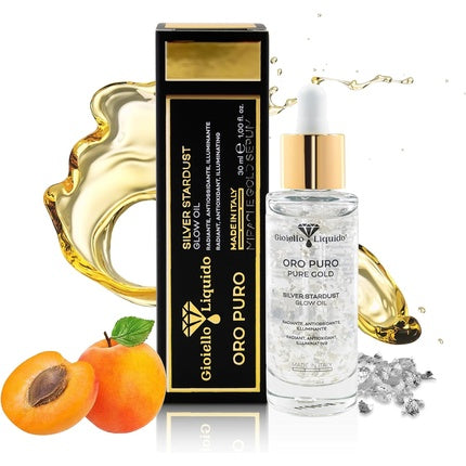 Ulei facial hidratant Silver Stardust Glow cu argint, 30ml