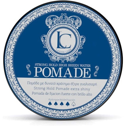 Pomadă păr, Lavish Care, Strong Hold High Sheen Water, 100ml, albastru