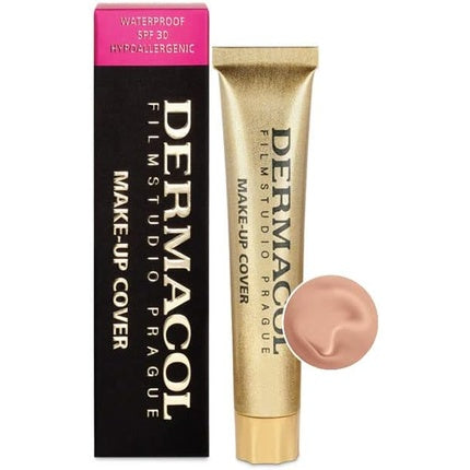 Fond de ten lichid, Dermacol Dc, cu acoperire completă, SPF 30, 30g, nuanța 213