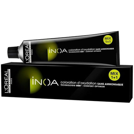 Vopsea de păr, L'Oréal, INOA 4.65, mahon roșcat