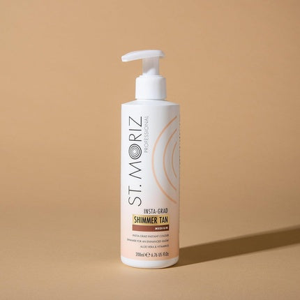 Loțiune autobronzantă, St. Moriz, 200 ml, cu sclipici