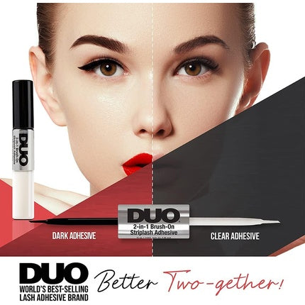 Adeziv gene false, Duo, Quick-Set, negru